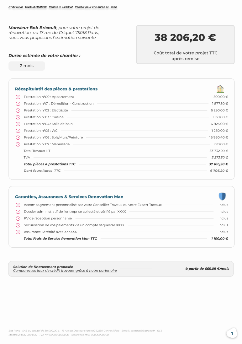 obtenez un devis gratuit pour la rénovation de votre appartement à paris et réalisez des économies. comparez les prix, bénéficiez de conseils d’experts et optimisez vos travaux pour un résultat de qualité au meilleur coût !