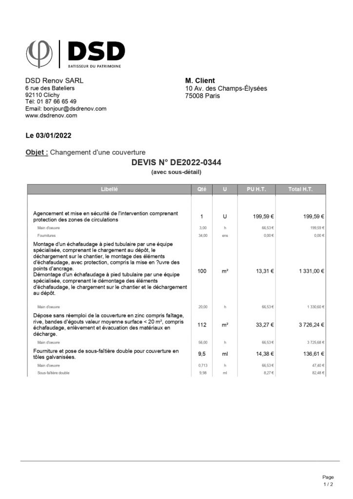 obtenez rapidement un devis personnalisé pour votre projet de rénovation à paris. comparez les tarifs, bénéficiez de conseils d'experts et démarrez vos travaux en toute sérénité.
